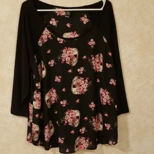 Torrid skull shirt